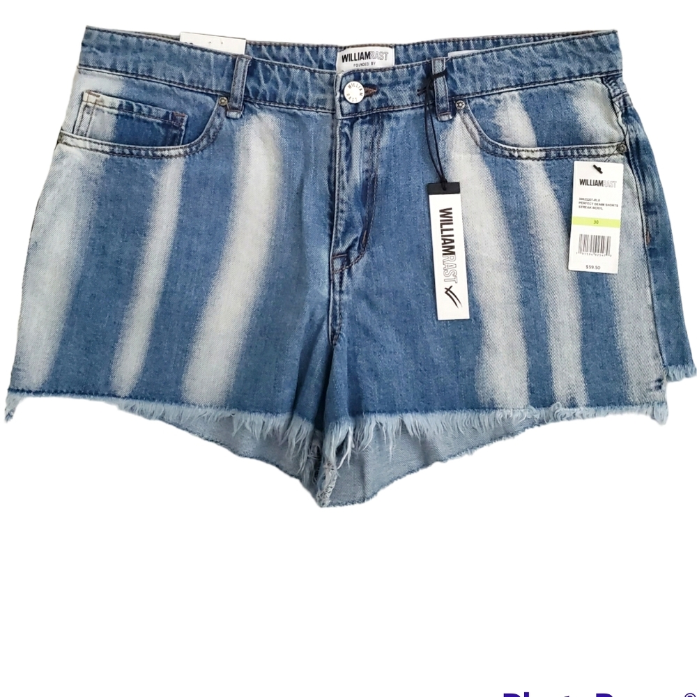 William Rast high waisted streak beryl cut-off perfect ALL AMERICAN shorts